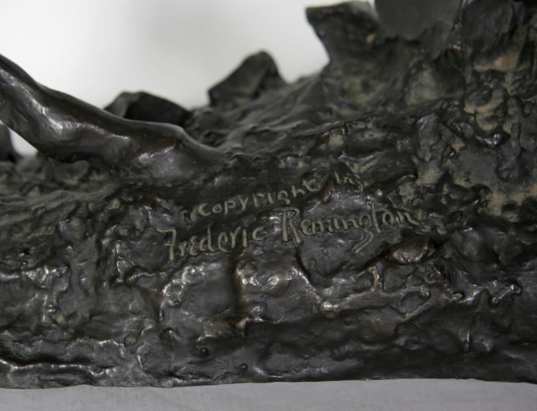 Frederick Remington, Scalp, Bronze Sculpture