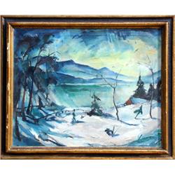 Wolf Rohricht, German Landscape, Painting