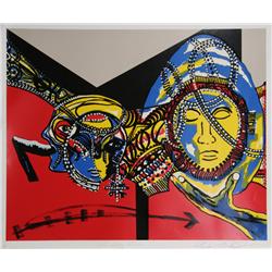Salvador Gonzalez Escalona, Lot of Two Serigraphs
