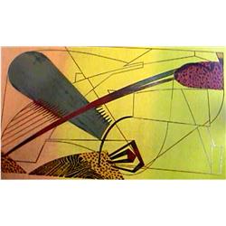 William Schwedler, Divided Loyalties, Serigraph