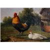 Image 3 : Cornelius Van Leemputten, Barnyard Scene, Painting