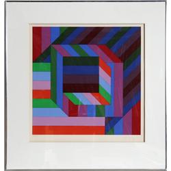 Victor Vasarely, Byss, Serigraph 