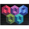 Image 1 : Victor Vasarely, Hexa 5, Silkscreen