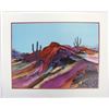 Image 1 : 1994 Ann Hart Davis Print ''Vibrant Hills''