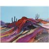 Image 2 : 1994 Ann Hart Davis Print ''Vibrant Hills''