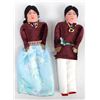 Image 1 : 2 Navajo Cloth Dolls by Frederick Jim