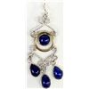 Image 3 : Sterling Silver Lapis Earrings