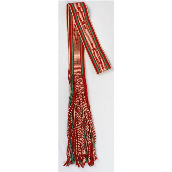 Native Sashes Native American Navajo Fringed Wool Dance Sash