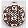 Image 1 : Isleta Hand Painted Ceramic Pottery Canteen