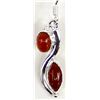 Image 2 : Sterling Silver and Carnelian Earrings
