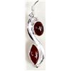 Image 3 : Sterling Silver and Carnelian Earrings