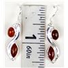 Image 4 : Sterling Silver and Carnelian Earrings