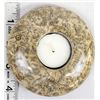 Image 5 : Fossilized Coral and Marine Disk Candle Holder
