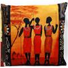 Image 4 : 2 African Throw Pillows