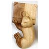 Image 5 : 5 Carved Hibiscus and Raintree Wood Cats