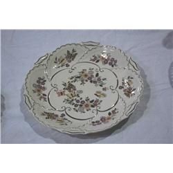 Hand painted plate with flowers- lovely item