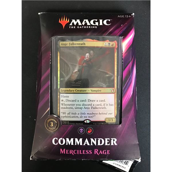 MAGIC THE GATHERING COMMANDER Merciless Rage