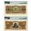 Image 2 : El Banco Anglo Costarricense. ND (1903-17) Pair of Specimen Banknotes