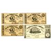 Image 1 : State of North Carolina, 1862 & 1863 Obsolete Banknote Quartet.