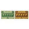 Image 1 : U.S. Fractional Currency, 1862 1st Issue Pair.