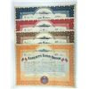 Image 1 : Liberty Loan Bond Receipts, Baltimore, MD.,  paid to A.S. Bell Co., 1917-18 Group of 4 Different Col