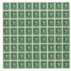 Image 1 : U.S. I.R., Stock Transfer. 2 Cents, Series of 1947, RD236, Sheet of 72 Mint Stamps.