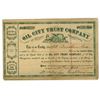 Image 1 : Oil City Trust Company, 1873, I/U Stock Certificate.