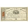 Image 1 : Vesuvius Gold and Silver Mining Co., January 21, 1864 I/U Stock Certificate.