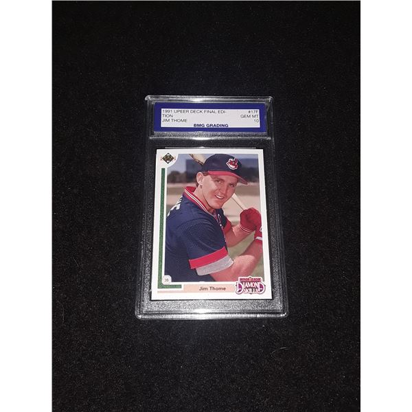 JIM THOME, 1991 Upper Deck Final Edition, GEM MT 10