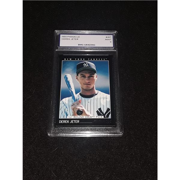 DEREK JETER, 1993 Pinnacle, MINT 9, Yankees