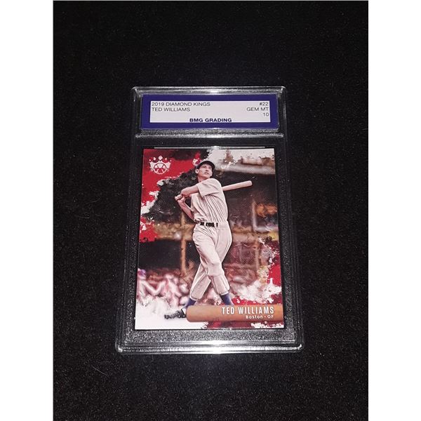 TED WILLIAMS, 2019 Diamond Kings, GEM MT 10