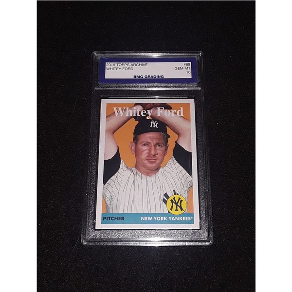 WHITEY FORD, 2019 Topps Archive, GEM MT 10