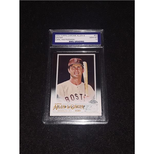 CARL YASTRZEMSKI, 2020 Topps CHROME Allen & Ginter, GEM MT 10