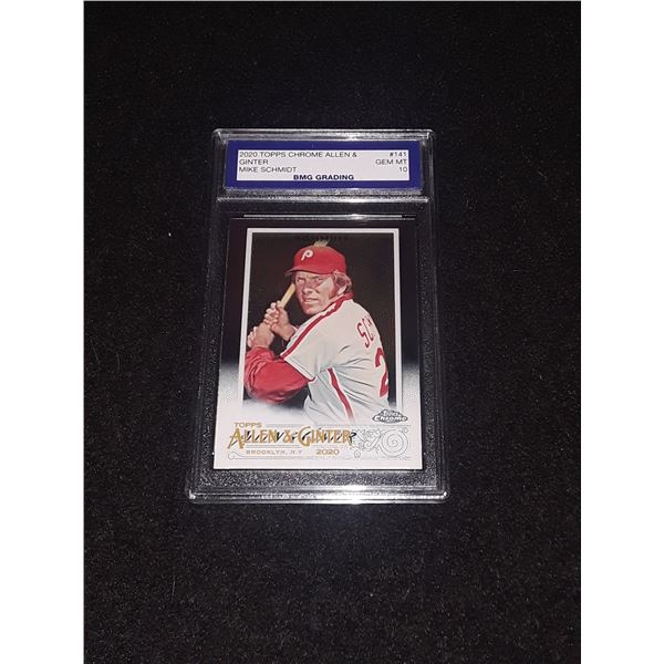 MIKE SCHMIDT, 2020 Topps CHROME Allen & Ginter, GEM MT 10