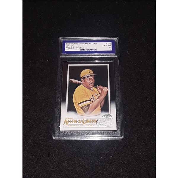 WILLIE STARGELL, 2020 Topps CHROME Allen & Ginter, GEM MT 10