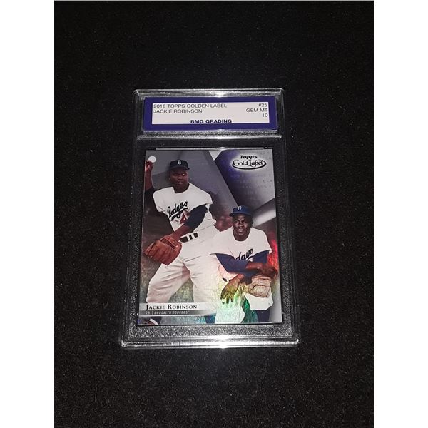 JACKIE ROBINSON, 2018 Topps Golden Label, GEM MT 10