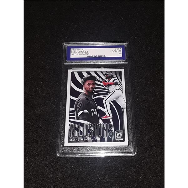 ELOY JIMENEZ, 2020 Optic, OPTI Illusions, GEM MT 10