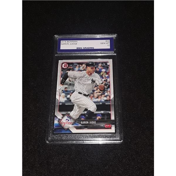 AARON JUDGE, 2018 Bowman, GEM MT 10