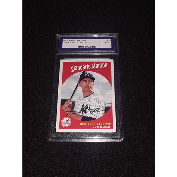 GIANCARLO STANTON, 2018 Topps Archive, GEM MT 10