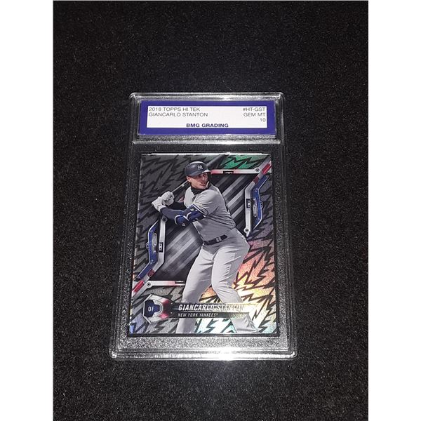 GIANCARLO STANTON, 2018 Topps HI TEK, GEM MT 10