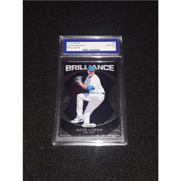 JACOB DEGROM, 2019 PRIZM, Brilliance, GEM MT 10