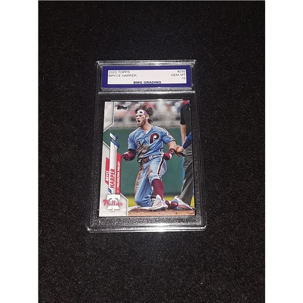 BRYCE HARPER, 2020 Topps, GEM MT 10