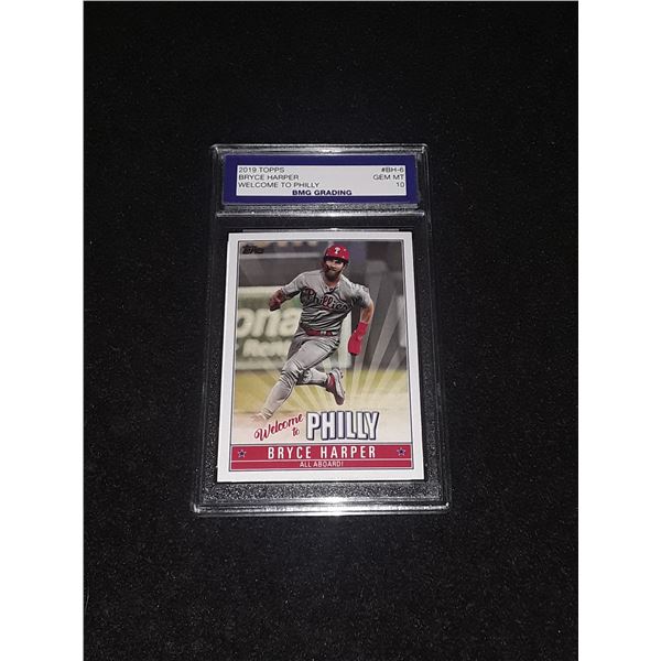 BRYCE HARPER, 2019 Topps, GEM MT 10
