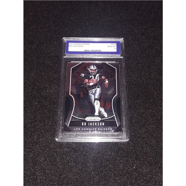 BO JACKSON, 2019 Panini PRIZM, GEM MT 10