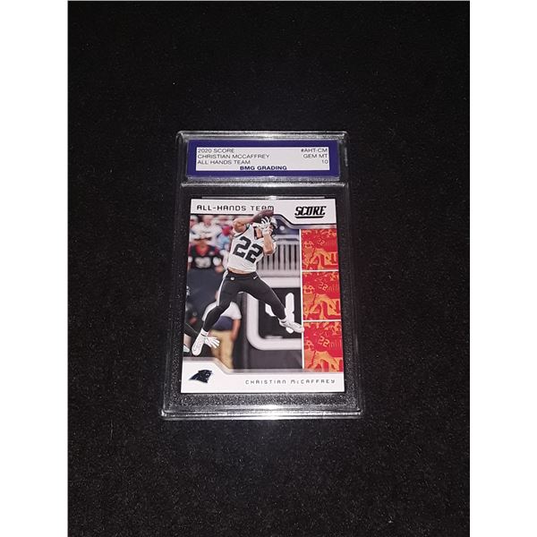 CHRISTIAN MCCAFFREY, 2020 Score, GEM MT 10