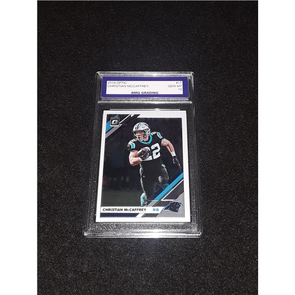 CHRISTIAN MCCAFFREY, 2019 Optic, GEM MT 10