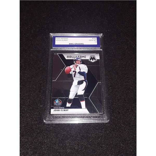 JOHN ELWAY, 2020 Mosaic, GEM MT 10
