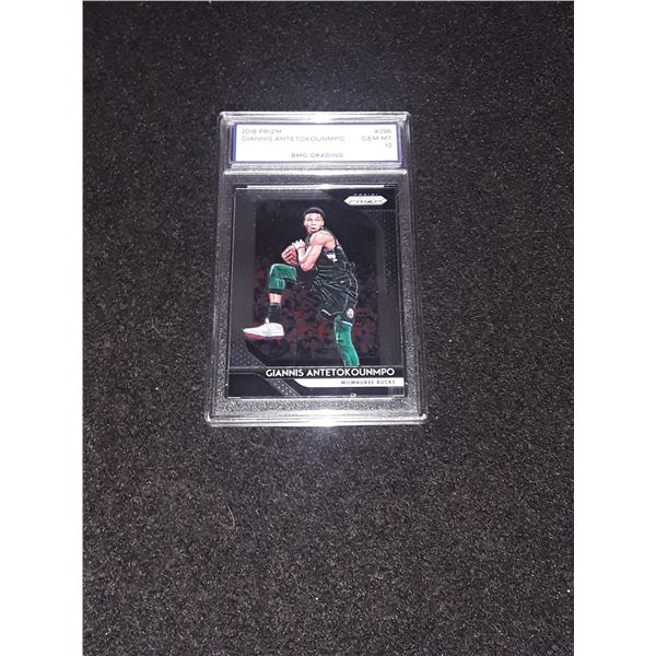 GIANNIS ANTETOKOUNMPO, 2018 PRIZM, GEM MT 10