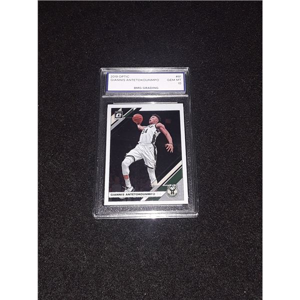 GIANNIS ANTETOKOUNMPO, 2019 Optic, GEM MT 10