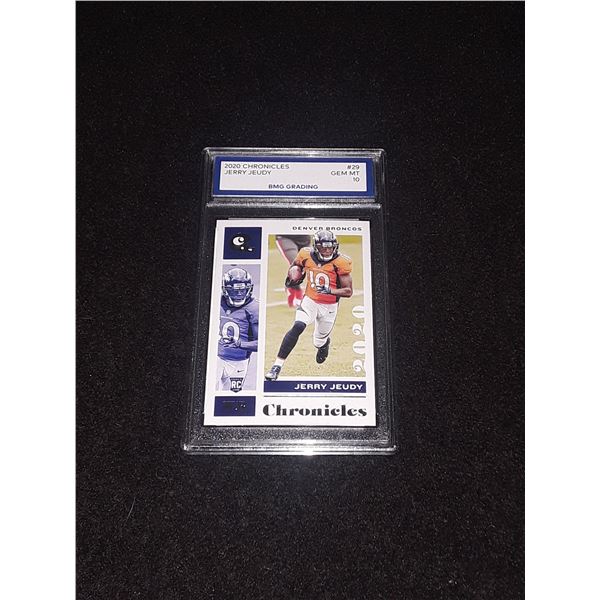 JERRY JEUDY, 2020 Chronicles, GEM MT 10